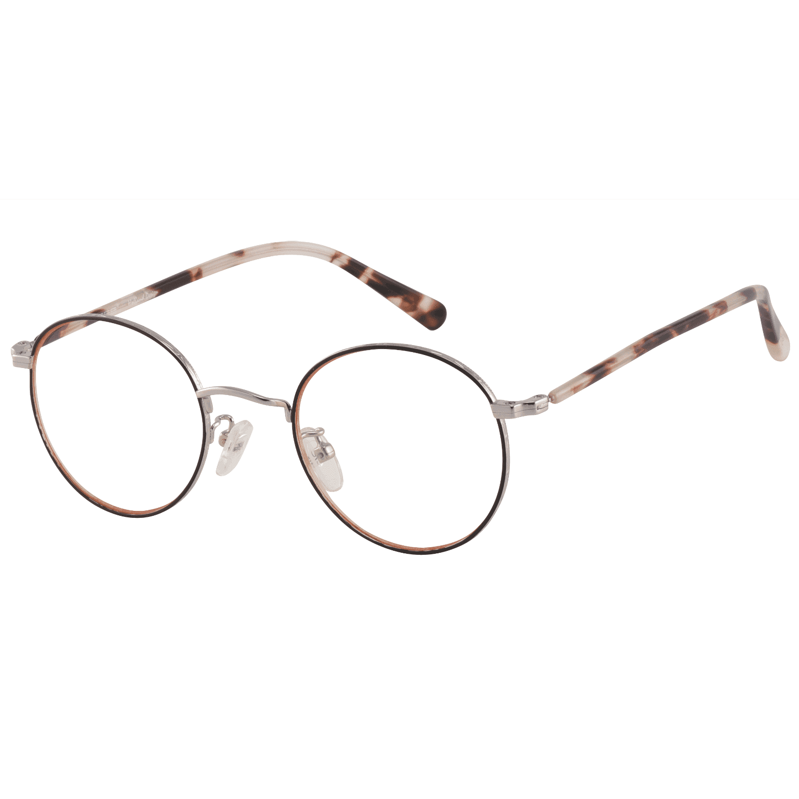 Bissi - Round Silver Reading Glasses for Women